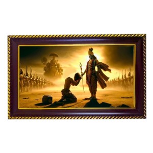 Lord Vishnu Photo Frame 8x4 Inch | Glossy Maroon Polystyrene Frame | Divine Wall & Table Decor | Temple Decoration & Gift Item (Pack Of 1) (F20349) Lord Vishnu Photo Frame 8x4 Inch | Glossy Maroon Polystyrene Frame | Divine Wall & Table Decor | Temple Decoration & Gift Item (Pack Of 1) (F20349)