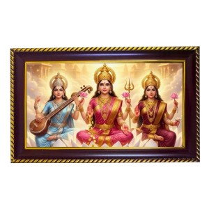 Tridevi Photo Frame 8x4 Inch | Glossy Maroon Polystyrene Frame | Divine Wall & Table Decor | Temple Decoration & Gift Item (Pack Of 1) (F20269) Tridevi Photo Frame 8x4 Inch | Glossy Maroon Polystyrene Frame | Divine Wall & Table Decor | Temple Decoration & Gift Item (Pack Of 1) (F20269)