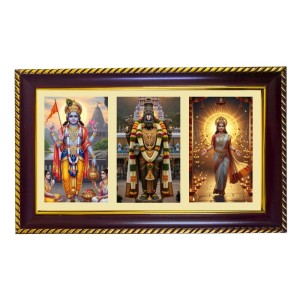 Vishnu-Vittal-Lakshmi Photo Frame 14x10 Inch | Glossy Maroon Polystyrene Frame | Divine Wall & Table Decor | Temple Decoration & Gift Item (Pack Of 1) (F21401) Vishnu-Vittal-Lakshmi Photo Frame 14x10 Inch | Glossy Maroon Polystyrene Frame | Divine Wall & Table Decor | Temple Decoration & Gift Item (Pack Of 1) (F21401)