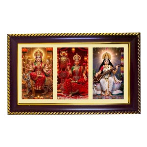 Tridevi Photo Frame 8x4 Inch | Glossy Maroon Polystyrene Frame | Divine Wall & Table Decor | Temple Decoration & Gift Item (Pack Of 1) (F21286) Tridevi Photo Frame 8x4 Inch | Glossy Maroon Polystyrene Frame | Divine Wall & Table Decor | Temple Decoration & Gift Item (Pack Of 1) (F21286)