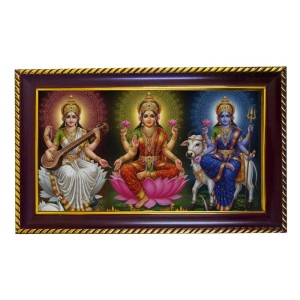 Tridevi Photo Frame 8x4 Inch | Glossy Maroon Polystyrene Frame | Divine Wall & Table Decor | Temple Decoration & Gift Item (Pack Of 1) (F20175) Tridevi Photo Frame 8x4 Inch | Glossy Maroon Polystyrene Frame | Divine Wall & Table Decor | Temple Decoration & Gift Item (Pack Of 1) (F20175)