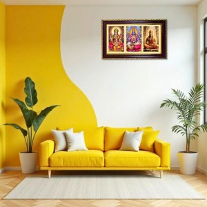 Lakshmi-Vishnu-Hanuman Photo Frame 10x6 Inch | Glossy Maroon Polystyrene Frame | Divine Wall & Table Decor | Temple Decoration & Gift Item (Pack Of 1) (F20744) Lakshmi-Vishnu-Hanuman Photo Frame 10x6 Inch | Glossy Maroon Polystyrene Frame | Divine Wall & Table Decor | Temple Decoration & Gift Item (Pack Of 1) (F20744)
