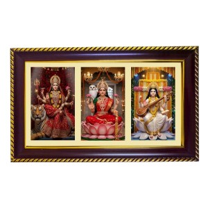 Tridevi Photo Frame 8x4 Inch | Glossy Maroon Polystyrene Frame | Divine Wall & Table Decor | Temple Decoration & Gift Item (Pack Of 1) (F21285) Tridevi Photo Frame 8x4 Inch | Glossy Maroon Polystyrene Frame | Divine Wall & Table Decor | Temple Decoration & Gift Item (Pack Of 1) (F21285)