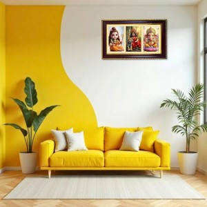 Shiva -Parvti-Ganesha Photo Frame 8x4 Inch | Glossy Maroon Polystyrene Frame | Divine Wall & Table Decor | Temple Decoration & Gift Item (Pack Of 1) (F21233) Shiva -Parvti-Ganesha Photo Frame 8x4 Inch | Glossy Maroon Polystyrene Frame | Divine Wall & Table Decor | Temple Decoration & Gift Item (Pack Of 1) (F21233)