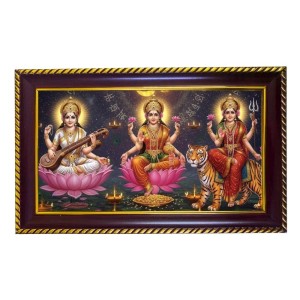 Tri Devi Photo Frame 8x4 Inch | Glossy Maroon Polystyrene Frame | Divine Wall & Table Decor | Temple Decoration & Gift Item (Pack Of 1) (F20122) Tri Devi Photo Frame 8x4 Inch | Glossy Maroon Polystyrene Frame | Divine Wall & Table Decor | Temple Decoration & Gift Item (Pack Of 1) (F20122)