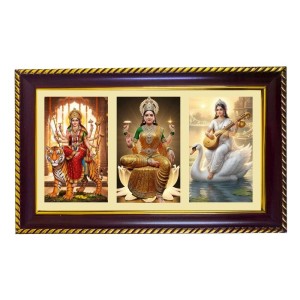 Tridevi Photo Frame 8x4 Inch | Glossy Maroon Polystyrene Frame | Divine Wall & Table Decor | Temple Decoration & Gift Item (Pack Of 1) (F21274) Tridevi Photo Frame 8x4 Inch | Glossy Maroon Polystyrene Frame | Divine Wall & Table Decor | Temple Decoration & Gift Item (Pack Of 1) (F21274)