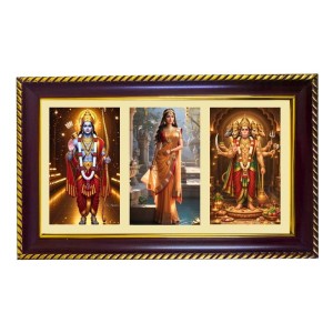 Ram-Sita-Hanuman Photo Frame 8x4 Inch | Glossy Maroon Polystyrene Frame | Divine Wall & Table Decor | Temple Decoration & Gift Item (Pack Of 1) (F20902) Ram-Sita-Hanuman Photo Frame 8x4 Inch | Glossy Maroon Polystyrene Frame | Divine Wall & Table Decor | Temple Decoration & Gift Item (Pack Of 1) (F20902)
