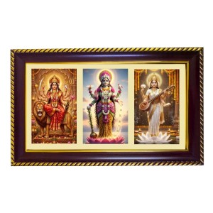 Tridevi Photo Frame 8x4 Inch | Glossy Maroon Polystyrene Frame | Divine Wall & Table Decor | Temple Decoration & Gift Item (Pack Of 1) (F21283) Tridevi Photo Frame 8x4 Inch | Glossy Maroon Polystyrene Frame | Divine Wall & Table Decor | Temple Decoration & Gift Item (Pack Of 1) (F21283)