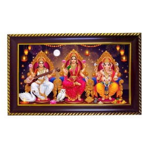 Lord Laxmi Ganesha Laxmi Photo Frame 8x4 Inch | Glossy Maroon Polystyrene Frame | Divine Wall & Table Decor | Temple Decoration & Gift Item (Pack Of 1) (F20160) Lord Laxmi Ganesha Laxmi Photo Frame 8x4 Inch | Glossy Maroon Polystyrene Frame | Divine Wall & Table Decor | Temple Decoration & Gift Item (Pack Of 1) (F20160)
