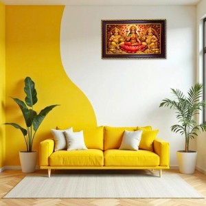 Mata Lakshmi & Lord Kuber Photo Frame 10x6 Inch | Glossy Maroon Polystyrene Frame | Divine Wall & Table Decor | Temple Decoration & Gift Item (Pack Of 1) (F20460) Mata Lakshmi & Lord Kuber Photo Frame 10x6 Inch | Glossy Maroon Polystyrene Frame | Divine Wall & Table Decor | Temple Decoration & Gift Item (Pack Of 1) (F20460)