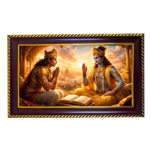 Lord Ram And Bharat Photo Frame 8x4 Inch | Glossy Maroon Polystyrene Frame | Divine Wall & Table Decor | Temple Decoration & Gift Item (Pack Of 1) (F20397) Lord Ram And Bharat Photo Frame 8x4 Inch | Glossy Maroon Polystyrene Frame | Divine Wall & Table Decor | Temple Decoration & Gift Item (Pack Of 1) (F20397)