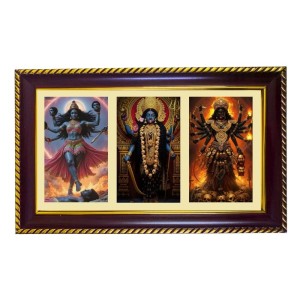 Tridevi Photo Frame 8x4 Inch | Glossy Maroon Polystyrene Frame | Divine Wall & Table Decor | Temple Decoration & Gift Item (Pack Of 1) (F21267) Tridevi Photo Frame 8x4 Inch | Glossy Maroon Polystyrene Frame | Divine Wall & Table Decor | Temple Decoration & Gift Item (Pack Of 1) (F21267)