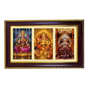 Lakshmi-Kubera-Ganesha Photo Frame 10x6 Inch | Glossy Maroon Polystyrene Frame | Divine Wall & Table Decor | Temple Decoration & Gift Item (Pack Of 1) (F21392) Lakshmi-Kubera-Ganesha Photo Frame 10x6 Inch | Glossy Maroon Polystyrene Frame | Divine Wall & Table Decor | Temple Decoration & Gift Item (Pack Of 1) (F21392)