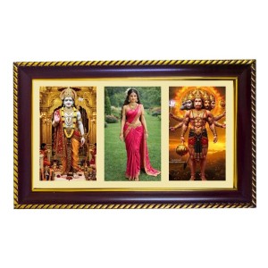 Ram-Sita-Hanuman Photo Frame 8x4 Inch | Glossy Maroon Polystyrene Frame | Divine Wall & Table Decor | Temple Decoration & Gift Item (Pack Of 1) (F20900) Ram-Sita-Hanuman Photo Frame 8x4 Inch | Glossy Maroon Polystyrene Frame | Divine Wall & Table Decor | Temple Decoration & Gift Item (Pack Of 1) (F20900)