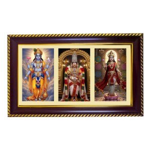 Vishnu-Lakshmi-Vittal Photo Frame 8x4 Inch | Glossy Maroon Polystyrene Frame | Divine Wall & Table Decor | Temple Decoration & Gift Item (Pack Of 1) (F21419) Vishnu-Lakshmi-Vittal Photo Frame 8x4 Inch | Glossy Maroon Polystyrene Frame | Divine Wall & Table Decor | Temple Decoration & Gift Item (Pack Of 1) (F21419)