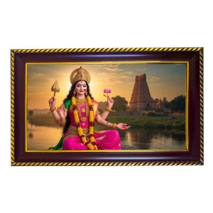 Parvati Mata Photo Frame 8x4 Inch | Glossy Maroon Polystyrene Frame | Divine Wall & Table Decor | Temple Decoration & Gift Item (Pack Of 1) (F20353) Parvati Mata Photo Frame 8x4 Inch | Glossy Maroon Polystyrene Frame | Divine Wall & Table Decor | Temple Decoration & Gift Item (Pack Of 1) (F20353)