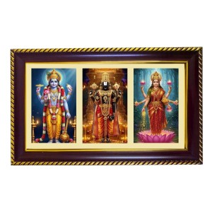 Vishnu-Lakshmi-Vittal Photo Frame 8x4 Inch | Glossy Maroon Polystyrene Frame | Divine Wall & Table Decor | Temple Decoration & Gift Item (Pack Of 1) (F21417) Vishnu-Lakshmi-Vittal Photo Frame 8x4 Inch | Glossy Maroon Polystyrene Frame | Divine Wall & Table Decor | Temple Decoration & Gift Item (Pack Of 1) (F21417)