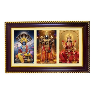 Vishnu-Vittal-Lakshmi Photo Frame 8x4 Inch | Glossy Maroon Polystyrene Frame | Divine Wall & Table Decor | Temple Decoration & Gift Item (Pack Of 1) (F21039) Vishnu-Vittal-Lakshmi Photo Frame 8x4 Inch | Glossy Maroon Polystyrene Frame | Divine Wall & Table Decor | Temple Decoration & Gift Item (Pack Of 1) (F21039)