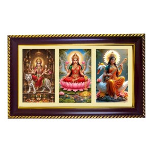 Tridevi Photo Frame 8x4 Inch | Glossy Maroon Polystyrene Frame | Divine Wall & Table Decor | Temple Decoration & Gift Item (Pack Of 1) (F21271) Tridevi Photo Frame 8x4 Inch | Glossy Maroon Polystyrene Frame | Divine Wall & Table Decor | Temple Decoration & Gift Item (Pack Of 1) (F21271)