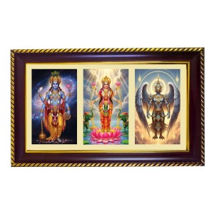 Vishnu-Lakshmi-Garuda Photo Frame 10x6 Inch | Glossy Maroon Polystyrene Frame | Divine Wall & Table Decor | Temple Decoration & Gift Item (Pack Of 1) (F21016) Vishnu-Lakshmi-Garuda Photo Frame 10x6 Inch | Glossy Maroon Polystyrene Frame | Divine Wall & Table Decor | Temple Decoration & Gift Item (Pack Of 1) (F21016)
