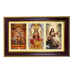 Tridevi Photo Frame 8x4 Inch | Glossy Maroon Polystyrene Frame | Divine Wall & Table Decor | Temple Decoration & Gift Item (Pack Of 1) (F21275) Tridevi Photo Frame 8x4 Inch | Glossy Maroon Polystyrene Frame | Divine Wall & Table Decor | Temple Decoration & Gift Item (Pack Of 1) (F21275)