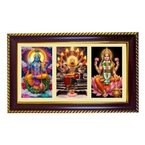 Vishnu-Narshima-Laxmi Photo Frame 8x4 Inch | Glossy Maroon Polystyrene Frame | Divine Wall & Table Decor | Temple Decoration & Gift Item (Pack Of 1) (F20933) Vishnu-Narshima-Laxmi Photo Frame 8x4 Inch | Glossy Maroon Polystyrene Frame | Divine Wall & Table Decor | Temple Decoration & Gift Item (Pack Of 1) (F20933)