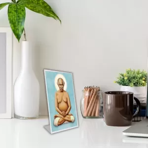 Car Desk/Table Top Lahiri Mahasaya Acrylic L-Style Photo Stand - 2.5x3.5 Inches, Compact And Stylish Spiritual Display (F6687) Car Desk/Table Top Lahiri Mahasaya Acrylic L-Style Photo Stand - 2.5x3.5 Inches, Compact And Stylish Spiritual Display (F6687)