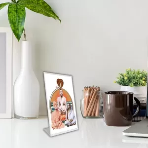 Car Desk/Table Top Ramakrishna Paramahamsa,Swami,Sarada Devi Vivekananda Acrylic L-Style Photo Stand - 2.5x3.5 Inches, Compact And Stylish Spiritual Display (F6688) Car Desk/Table Top Ramakrishna Paramahamsa,Swami,Sarada Devi Vivekananda Acrylic L-Style Photo Stand - 2.5x3.5 Inches, Compact And Stylish Spiritual Display (F6688)
