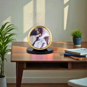 Car Dashboard/Table Top Sri Aurobindo Metal Golden Photo Stand 2x2 Inches, Compact & Stylish Spiritual Display For Car, Home & Office (Pack Of 1) (F24591) Car Dashboard/Table Top Sri Aurobindo Metal Golden Photo Stand 2x2 Inches, Compact & Stylish Spiritual Display For Car, Home & Office (Pack Of 1) (F24591)