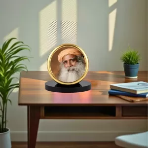 Car Dashboard/Table Top Sadhguru Metal Golden Photo Stand 2x2 Inches, Compact & Stylish Spiritual Display For Car, Home & Office (Pack Of 1) (F24849) Car Dashboard/Table Top Sadhguru Metal Golden Photo Stand 2x2 Inches, Compact & Stylish Spiritual Display For Car, Home & Office (Pack Of 1) (F24849)