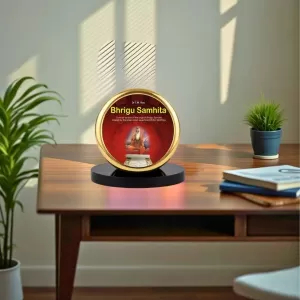 Car Dashboard/Table Top Bhrigu Samhita Metal Golden Photo Stand 2x2 Inches, Compact & Stylish Spiritual Display For Car, Home & Office (Pack Of 1) (F24863) Car Dashboard/Table Top Bhrigu Samhita Metal Golden Photo Stand 2x2 Inches, Compact & Stylish Spiritual Display For Car, Home & Office (Pack Of 1) (F24863)