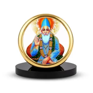Car Dashboard/Table Top Sant Kabir Das Metal Golden Photo Stand 2x2 Inches, Compact & Stylish Spiritual Display For Car, Home & Office (Pack Of 1) (F24614) Car Dashboard/Table Top Sant Kabir Das Metal Golden Photo Stand 2x2 Inches, Compact & Stylish Spiritual Display For Car, Home & Office (Pack Of 1) (F24614)