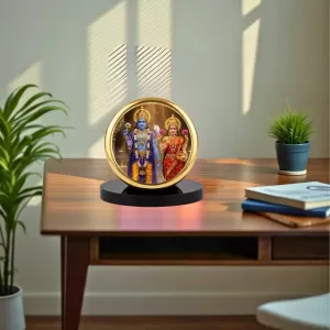 Car Dashboard/Table Top Laxmi Narayana Metal Golden Photo Stand 2x2 Inches, Compact & Stylish Spiritual Display For Car, Home & Office (Pack Of 1) (F24655) Car Dashboard/Table Top Laxmi Narayana Metal Golden Photo Stand 2x2 Inches, Compact & Stylish Spiritual Display For Car, Home & Office (Pack Of 1) (F24655)