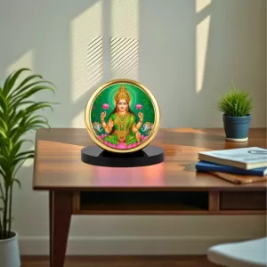 Car Dashboard/Table Top Goddess Lakshmi Metal Golden Photo Stand 2x2 Inches, Compact & Stylish Spiritual Display For Car, Home & Office (Pack Of 1) (F24671) Car Dashboard/Table Top Goddess Lakshmi Metal Golden Photo Stand 2x2 Inches, Compact & Stylish Spiritual Display For Car, Home & Office (Pack Of 1) (F24671)
