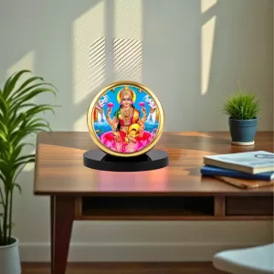 Car Dashboard/Table Top Goddess Lakshmi Metal Golden Photo Stand 2x2 Inches, Compact & Stylish Spiritual Display For Car, Home & Office (Pack Of 1) (F24673) Car Dashboard/Table Top Goddess Lakshmi Metal Golden Photo Stand 2x2 Inches, Compact & Stylish Spiritual Display For Car, Home & Office (Pack Of 1) (F24673)