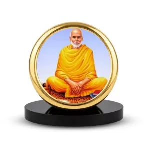 Car Dashboard/Table Top Sree Narayana Guru Metal Golden Photo Stand 2x2 Inches, Compact & Stylish Spiritual Display For Car, Home & Office (Pack Of 1) (F24555) Car Dashboard/Table Top Sree Narayana Guru Metal Golden Photo Stand 2x2 Inches, Compact & Stylish Spiritual Display For Car, Home & Office (Pack Of 1) (F24555)