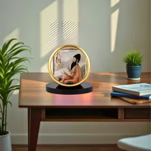Car Dashboard/Table Top Rishi Bhrigu Metal Golden Photo Stand 2x2 Inches, Compact & Stylish Spiritual Display For Car, Home & Office (Pack Of 1) (F24812) Car Dashboard/Table Top Rishi Bhrigu Metal Golden Photo Stand 2x2 Inches, Compact & Stylish Spiritual Display For Car, Home & Office (Pack Of 1) (F24812)