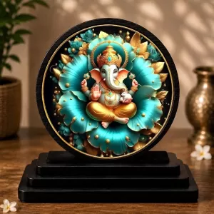 Premium Wooden Lord Ganesha Showpiece For Car Dashboard & Office Table | 4 X 4.5 Inch Sublimation Printed Decorative Stand | 4 Mm MDF | Home Decor | Made In India (F33324) Premium Wooden Lord Ganesha Showpiece For Car Dashboard & Office Table | 4 X 4.5 Inch Sublimation Printed Decorative Stand | 4 Mm MDF | Home Decor | Made In India (F33324)