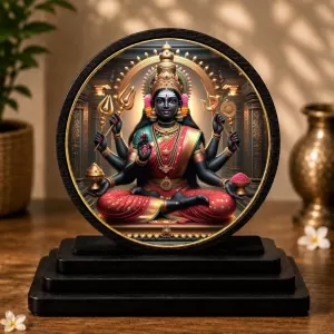 Premium Wooden Goddess Laxmi Showpiece For Car Dashboard & Office Table | 4 X 4.5 Inch Sublimation Printed Decorative Stand | 4 Mm MDF | Home Decor | Made In India (F33456) Premium Wooden Goddess Laxmi Showpiece For Car Dashboard & Office Table | 4 X 4.5 Inch Sublimation Printed Decorative Stand | 4 Mm MDF | Home Decor | Made In India (F33456)
