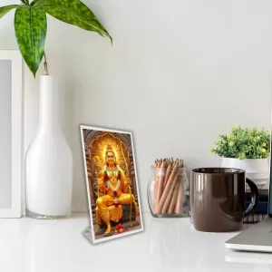 Car Desk/Table Top Jai Shree Ram Acrylic L-Style Photo Stand - 2.5x3.5 Inches, Compact And Stylish Spiritual Display (F6668) Car Desk/Table Top Jai Shree Ram Acrylic L-Style Photo Stand - 2.5x3.5 Inches, Compact And Stylish Spiritual Display (F6668)