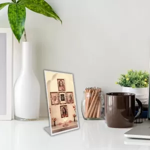 Car Desk/Table Top Kriya Yoga, Paramahansa Yogananda Acrylic L-Style Photo Stand - 2.5x3.5 Inches, Compact And Stylish Spiritual Display (F6681) Car Desk/Table Top Kriya Yoga, Paramahansa Yogananda Acrylic L-Style Photo Stand - 2.5x3.5 Inches, Compact And Stylish Spiritual Display (F6681)