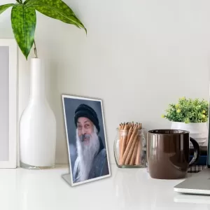 Car Desk/Table Top Osho Acrylic L-Style Photo Stand - 2.5x3.5 Inches, Compact And Stylish Spiritual Display (F6698) Car Desk/Table Top Osho Acrylic L-Style Photo Stand - 2.5x3.5 Inches, Compact And Stylish Spiritual Display (F6698)
