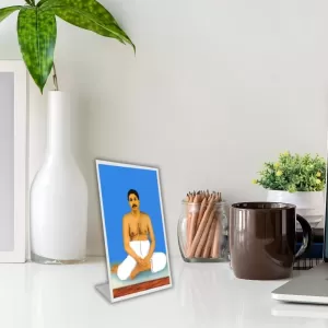 Car Desk/Table Top Sri Sri Sri Thakur Anukul Acrylic L-Style Photo Stand - 2.5x3.5 Inches, Compact And Stylish Spiritual Display (F6707) Car Desk/Table Top Sri Sri Sri Thakur Anukul Acrylic L-Style Photo Stand - 2.5x3.5 Inches, Compact And Stylish Spiritual Display (F6707)