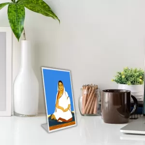 Car Desk/Table Top Sree Sree Baroma. Acrylic L-Style Photo Stand - 2.5x3.5 Inches, Compact And Stylish Spiritual Display (F6708) Car Desk/Table Top Sree Sree Baroma. Acrylic L-Style Photo Stand - 2.5x3.5 Inches, Compact And Stylish Spiritual Display (F6708)