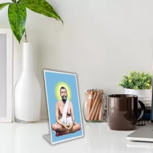 Car Desk/Table Top Sri Ramkrishna Acrylic L-Style Photo Stand - 2.5x3.5 Inches, Compact And Stylish Spiritual Display (F6714) Car Desk/Table Top Sri Ramkrishna Acrylic L-Style Photo Stand - 2.5x3.5 Inches, Compact And Stylish Spiritual Display (F6714)