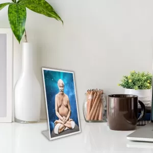 Car Desk/Table Top Shri Lahiri Mahashaya Acrylic L-Style Photo Stand - 2.5x3.5 Inches, Compact And Stylish Spiritual Display (F6720) Car Desk/Table Top Shri Lahiri Mahashaya Acrylic L-Style Photo Stand - 2.5x3.5 Inches, Compact And Stylish Spiritual Display (F6720)