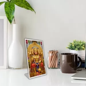 Car Desk/Table Top Panchmukhi Hanuman Acrylic L-Style Photo Stand - 2.5x3.5 Inches, Compact And Stylish Spiritual Display (F6726) Car Desk/Table Top Panchmukhi Hanuman Acrylic L-Style Photo Stand - 2.5x3.5 Inches, Compact And Stylish Spiritual Display (F6726)