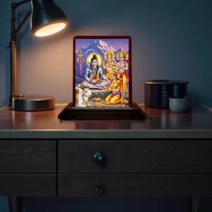 Car Desk/Table Top Lord Shiva Wooden Photo Stand 3x4 Inches, Compact & Stylish Spiritual Display For Car, Home & Office (Pack Of 1) (F14247) Car Desk/Table Top Lord Shiva Wooden Photo Stand 3x4 Inches, Compact & Stylish Spiritual Display For Car, Home & Office (Pack Of 1) (F14247)