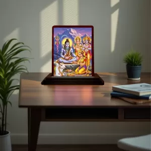 Car Desk/Table Top Lord Shiva Wooden Photo Stand 3x4 Inches, Compact & Stylish Spiritual Display For Car, Home & Office (Pack Of 1) (F14292) Car Desk/Table Top Lord Shiva Wooden Photo Stand 3x4 Inches, Compact & Stylish Spiritual Display For Car, Home & Office (Pack Of 1) (F14292)