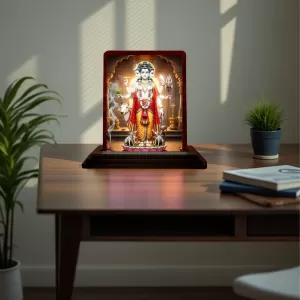 Car Desk/Table Top Lord Dattatreya Wooden Photo Stand 3x4 Inches, Compact & Stylish Spiritual Display For Car, Home & Office (Pack Of 1) (F14395) Car Desk/Table Top Lord Dattatreya Wooden Photo Stand 3x4 Inches, Compact & Stylish Spiritual Display For Car, Home & Office (Pack Of 1) (F14395)